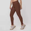Calça Legging Fitness Textura Canelado Poliamida Feminina - Foto 3