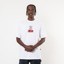 Camiseta do Corinthians Oversized Oficial Bem Vindo Ao Hospício Surf Center Masculina - Foto 5