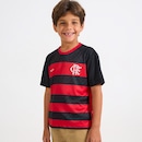 Camisa do Flamengo Principia Rubro Negro Braziline Infantil - Foto 3