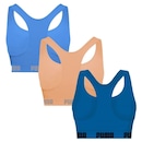 Top Puma Nadador sem Costura - 3 Unidades - Feminino - Foto 2