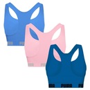 Top Puma Nadador sem Costura - 3 Unidades - Feminino - Foto 2