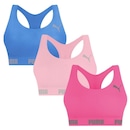 Top Puma Nadador sem Costura - 3 Unidades - Feminino - Foto 1