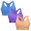 Top Puma Nadador sem Costura - 3 Unidades - Feminino - Foto 1