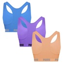 Top Puma Nadador sem Costura - 3 Unidades - Feminino - Foto 2