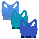 Top Puma Nadador sem Costura - 3 Unidades - Feminino - Foto 2