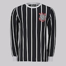 Camisa do Corinthians Manga Longa Retrô Democracia Futfanatics Masculina - Foto 1