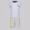 Kit Uniforme do Real Madrid Infantil - Foto 1