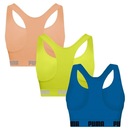 Top Puma Nadador sem Costura - 3 Unidades - Feminino - Foto 2