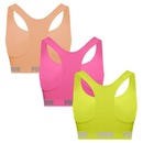 Top Puma Nadador sem Costura - 3 Unidades - Feminino - Foto 2