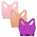 Top Puma Nadador sem Costura - 3 Unidades - Feminino - Foto 2