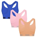 Top Puma Nadador sem Costura - 3 Unidades - Feminino - Foto 2