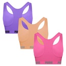 Top Puma Nadador sem Costura - 3 Unidades - Feminino - Foto 2