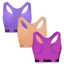 Top Puma Nadador sem Costura - 3 Unidades - Feminino - Foto 2