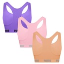 Top Puma Nadador sem Costura - 3 Unidades - Feminino - Foto 2