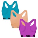 Top Puma Nadador sem Costura - 3 Unidades - Feminino - Foto 2