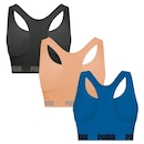 Top Puma Nadador sem Costura - 3 Unidades - Feminino - Foto 2