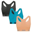 Top Puma Nadador sem Costura - 3 Unidades - Feminino - Foto 2