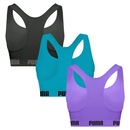 Top Puma Nadador sem Costura - 3 Unidades - Feminino - Foto 2