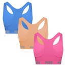 Top Puma Nadador sem Costura - 3 Unidades - Feminino - Foto 2