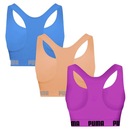 Top Puma Nadador sem Costura - 3 Unidades - Feminino - Foto 2