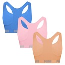 Top Puma Nadador sem Costura - 3 Unidades - Feminino - Foto 2