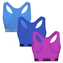 Top Puma Nadador sem Costura - 3 Unidades - Feminino - Foto 2
