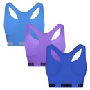 Top Puma Nadador sem Costura - 3 Unidades - Feminino - Foto 2