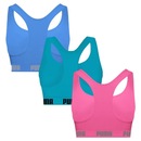 Top Puma Nadador sem Costura - 3 Unidades - Feminino - Foto 2