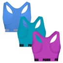 Top Puma Nadador sem Costura - 3 Unidades - Feminino - Foto 2