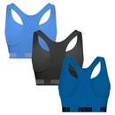 Top Puma Nadador sem Costura - 3 Unidades - Feminino - Foto 2