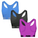 Top Puma Nadador sem Costura - 3 Unidades - Feminino - Foto 2