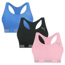 Top Puma Nadador sem Costura - 3 Unidades - Feminino - Foto 1