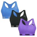 Top Puma Nadador sem Costura - 3 Unidades - Feminino - Foto 1