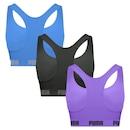 Top Puma Nadador sem Costura - 3 Unidades - Feminino - Foto 2