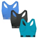 Top Puma Nadador sem Costura - 3 Unidades - Feminino - Foto 2