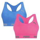 Top Puma Nadador sem Costura - 2 Unidades - Feminino - Foto 1