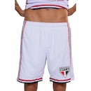 Bermuda do São Paulo Surf Center Elástico Oficial Escudo Masculina - Foto 1