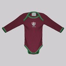 Body do Fluminense Manga Longa Torcida Baby Infantil - Foto 1