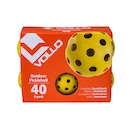 Kit 6 Bolas Pickleball 40 Furos Vollo - Foto 7