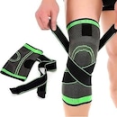 Kit Par Tornozeleira Ortopédica Ajustável HM + Par Joelheira Protetora Articulada faixa ajustável - Foto 3