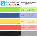 Kit Elástico Extensor Para Exercicio DK E Conjunto 5 Faixa Elastica Thera Band - Foto 3
