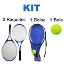 Kit 2 Raquetes de Tênis DK + 1 Blola + 1 Bolsa de Raquete - Foto 3