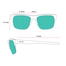 Óculos De Sol Goodr Lawn Mower Drag Race - Foto 6