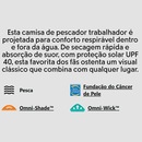 Camisa Manga Longa Columbia Tamiami II Masculina - Foto 8