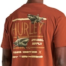 Camiseta Masculina Hurley Silk Shark - Foto 4