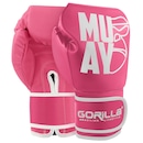 Luva Muay Thai Boxe Kickboxing Profissional Gorilla Feminina - Foto 3