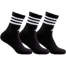 Meia Cano Alto adidas 3 Pack 3-Stripes Unissex - Foto 2