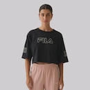 Cropped Fila Over Outline Union 1911 Feminino - Foto 1