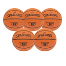 Kit 5 Mini Bolas de Basquete Spalding TF - Foto 1