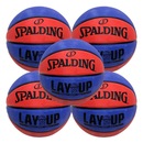 Kit 5 Bola de Basquete Spalding Lay-up - Tamanho 7 - Foto 1